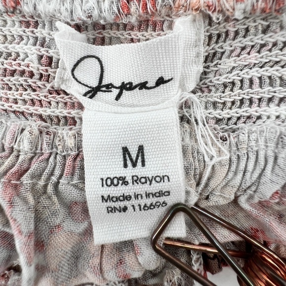 Japna Pink Floral Pleated Mini Skirt Size Medium Women’s - Picture 2 of 4